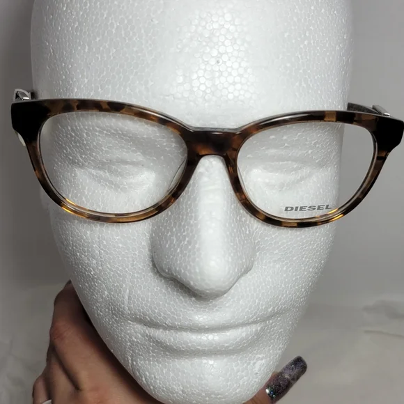 Diesel DL 5112 Brown Round Plastic Eyeglasses Frame 52-16-145 NWT - Picture 5 of 14